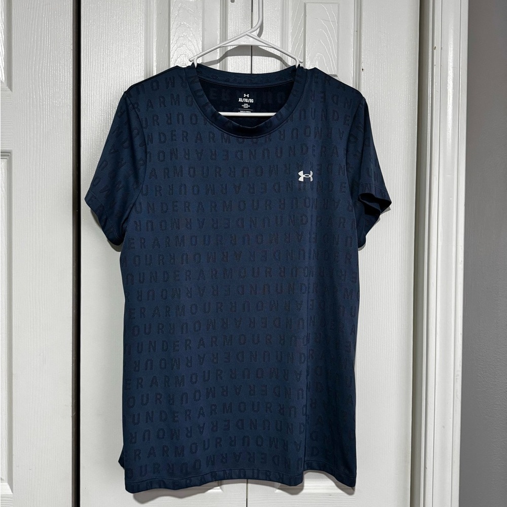 Under Armour Women's Navy Graphic Tee